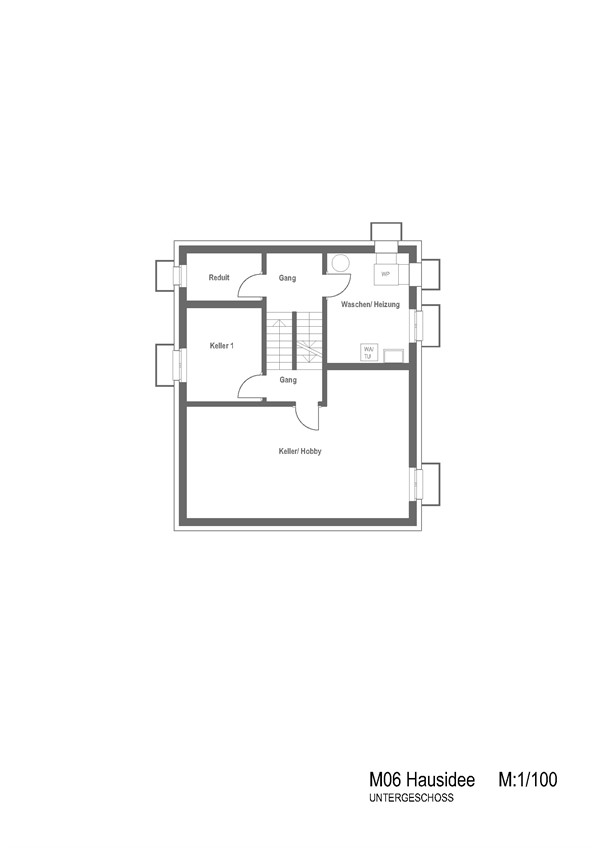 Einfamilienhaus M06 - Untergeschoss