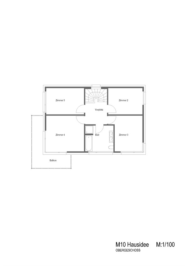 Einfamilienhaus M10 - Obergeschoss