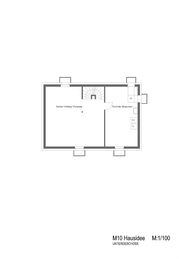 Einfamilienhaus M10 - Untergeschoss