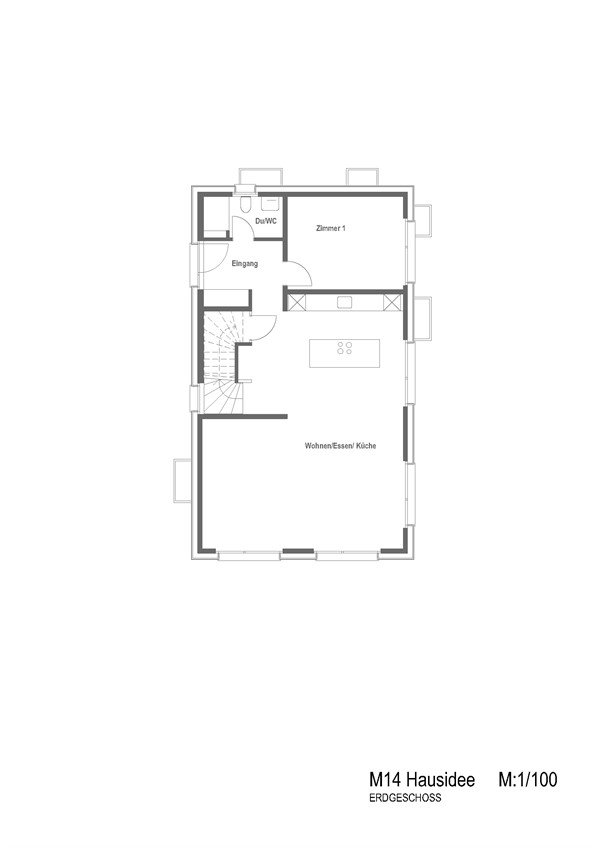Einfamilienhaus M14 - Erdgeschoss