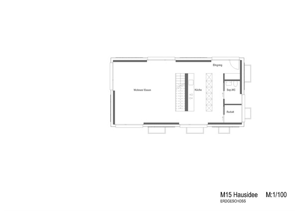 Einfamilienhaus M15 - Erdgeschoss