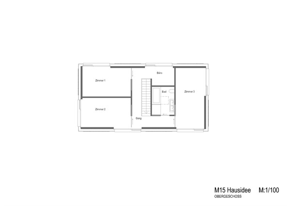 Einfamilienhaus M15 - Obergeschoss