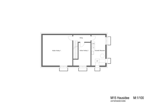 Einfamilienhaus M15 - Untergeschoss