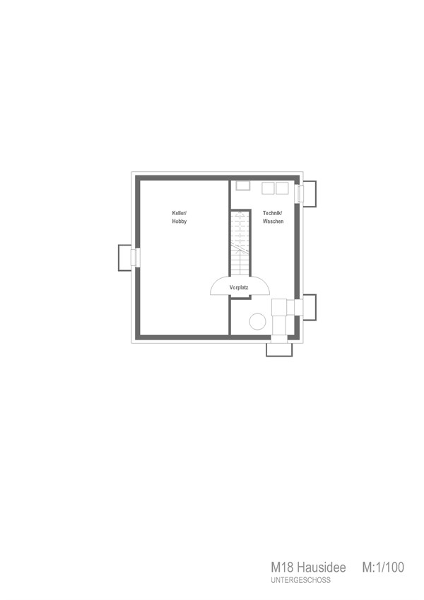 Einfamilienhaus M18 - Untergeschoss